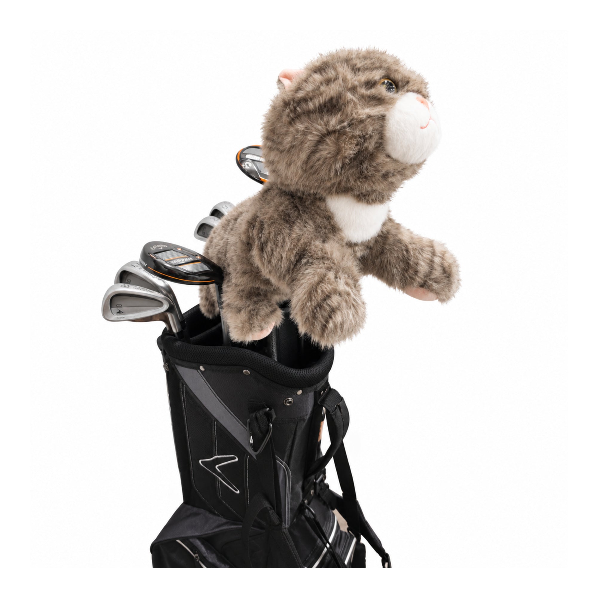 Tabby Cat Driver Headcover | Nine Lives, Eighteen Holes