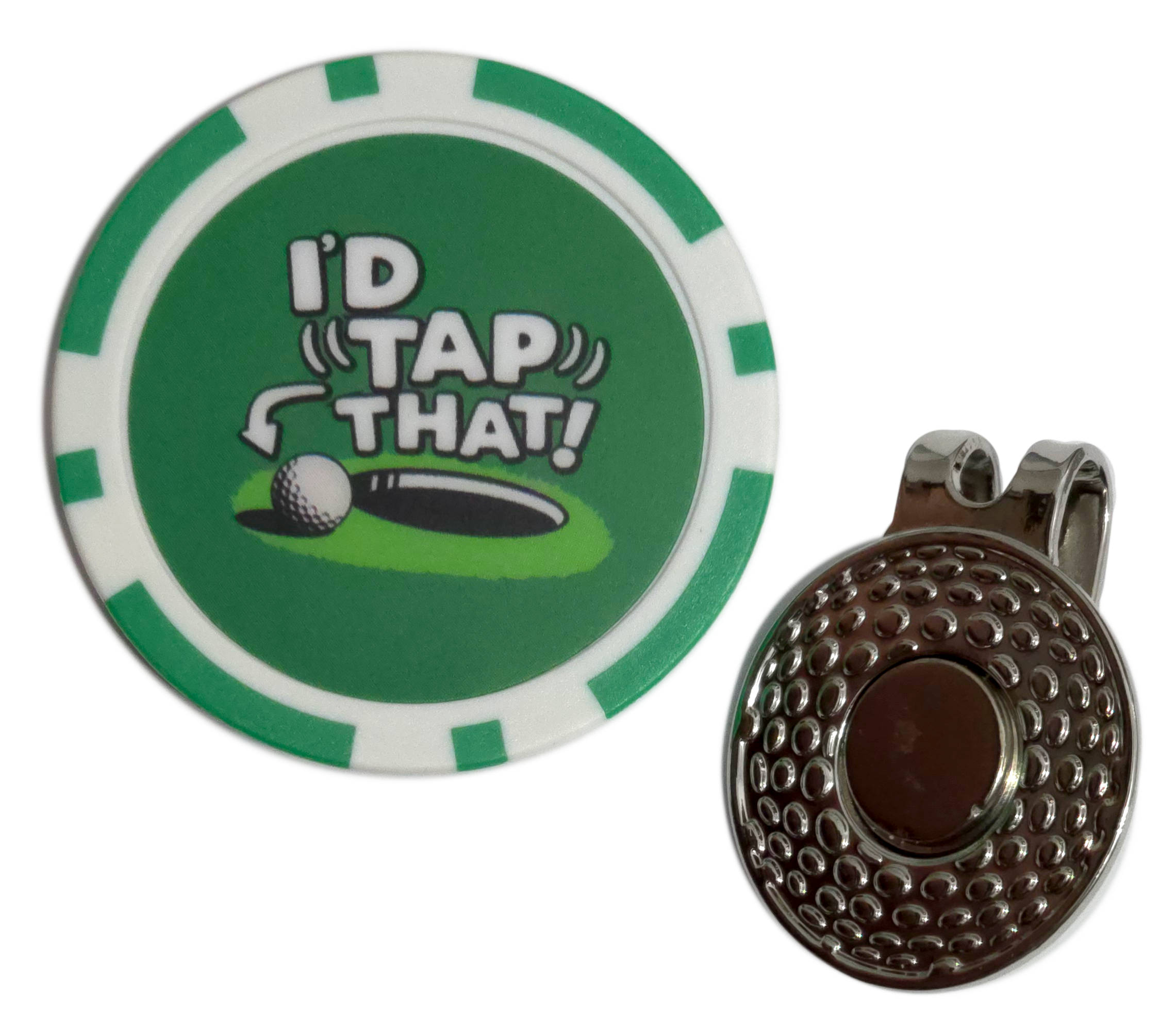 “I’d Tap That” Golf Ball Marker Poker Chip