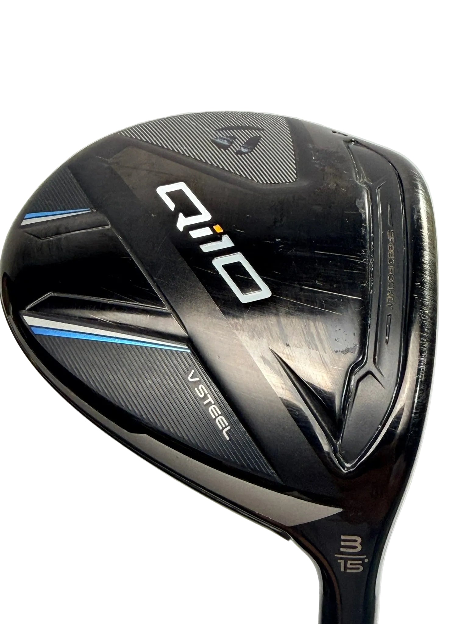TaylorMade Qi10 3-Wood 15° HZRDUS Smoke 60g 6.0 Stiff RH