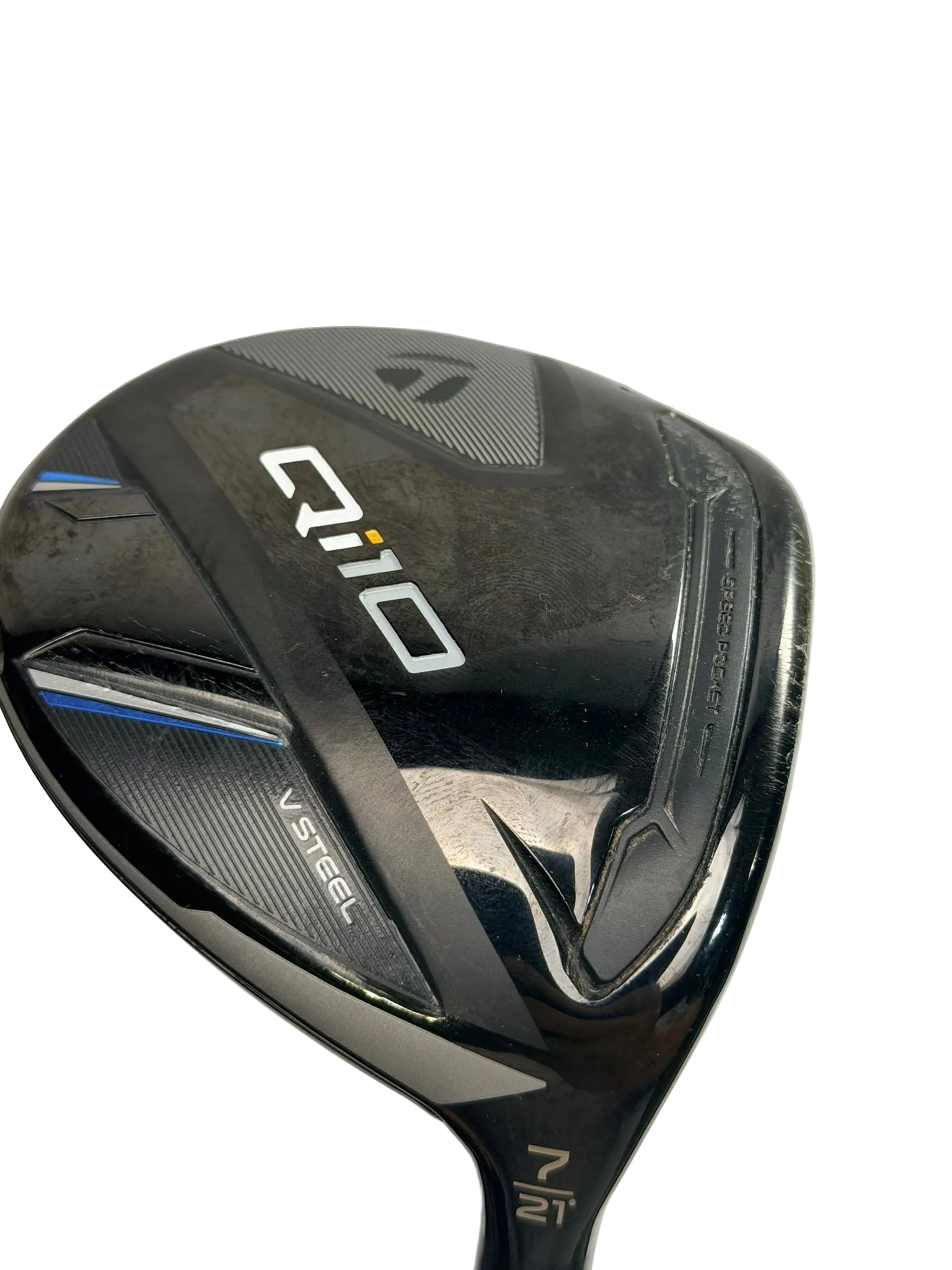 TaylorMade Qi10 7-Wood 21° HZRDUS Black Gen 4 80g 6.5 X-Stiff RH