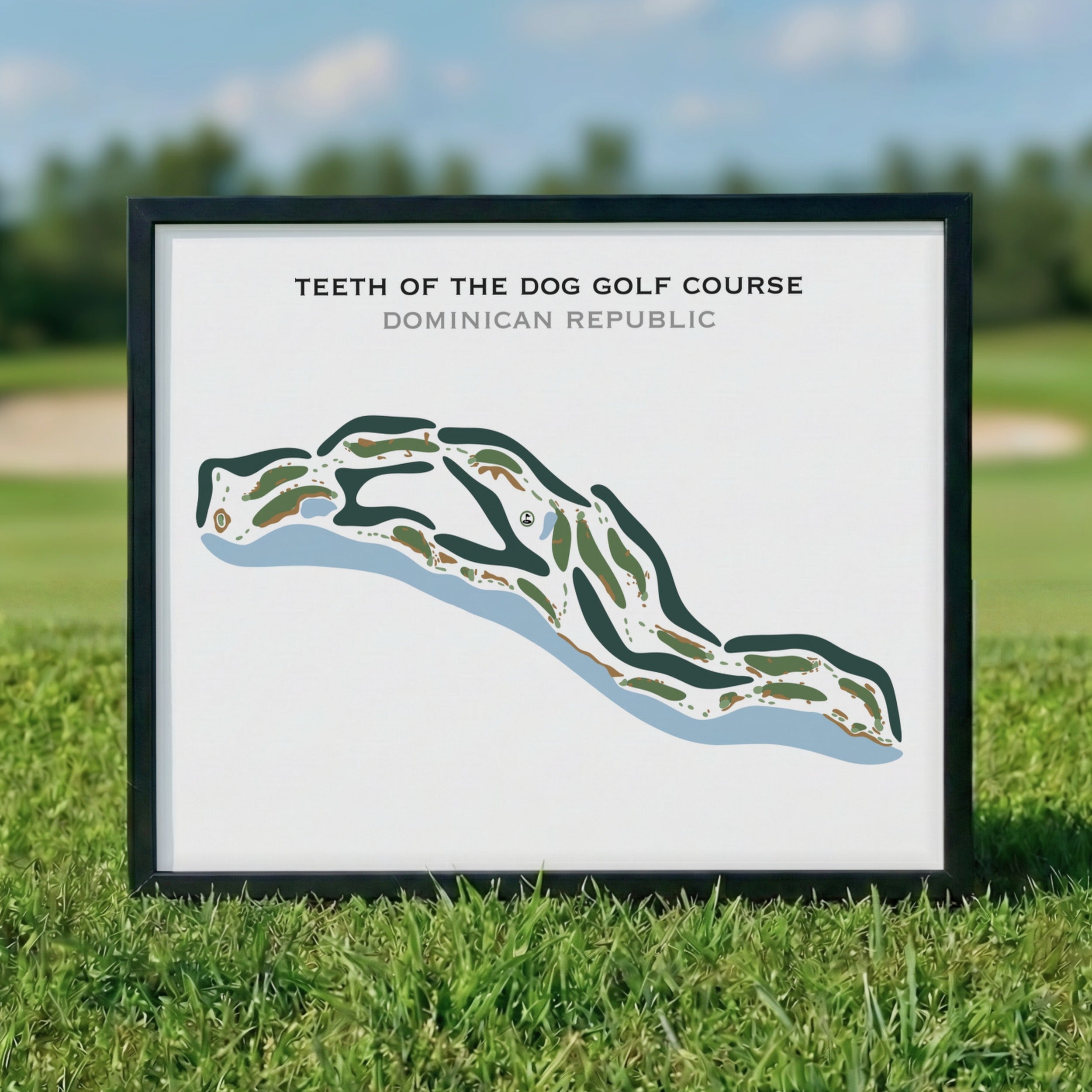 Teeth of the Dog Golf Course, Dominican Republic - Printed Golf Courses