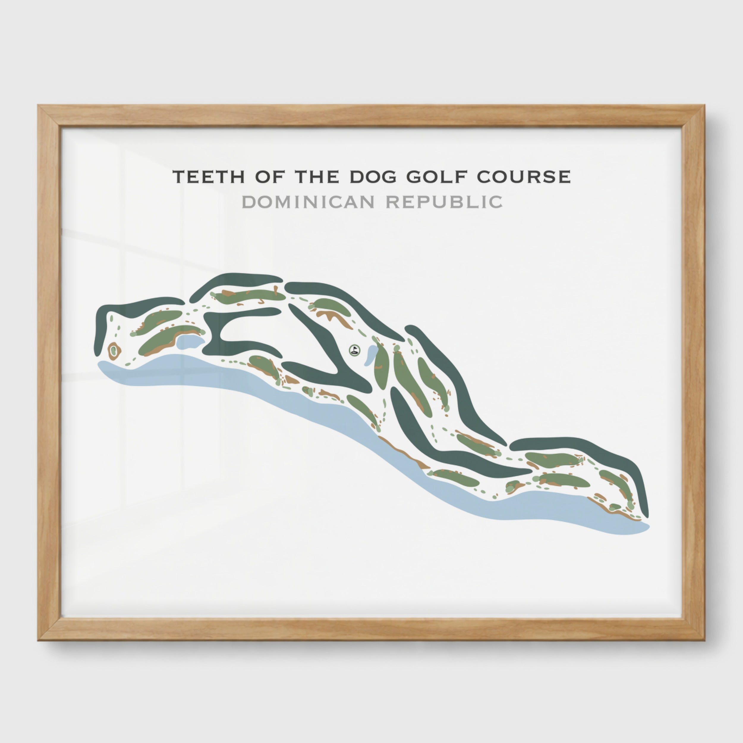 Teeth of the Dog Golf Course, Dominican Republic - Printed Golf Courses