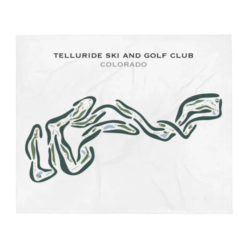 Telluride Golf Club, Colorado - Printed Golf Courses