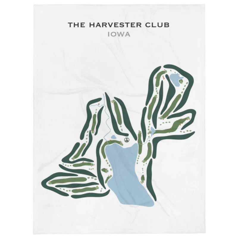 The Harvester Club, Iowa - Printed Golf Courses