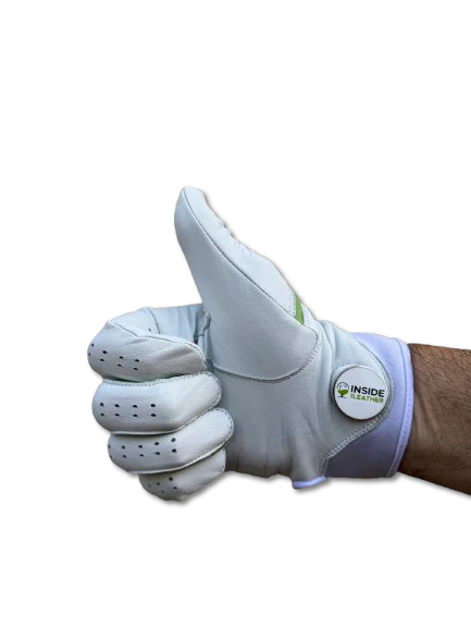 THE BYRD GOLF GLOVE - White/Green