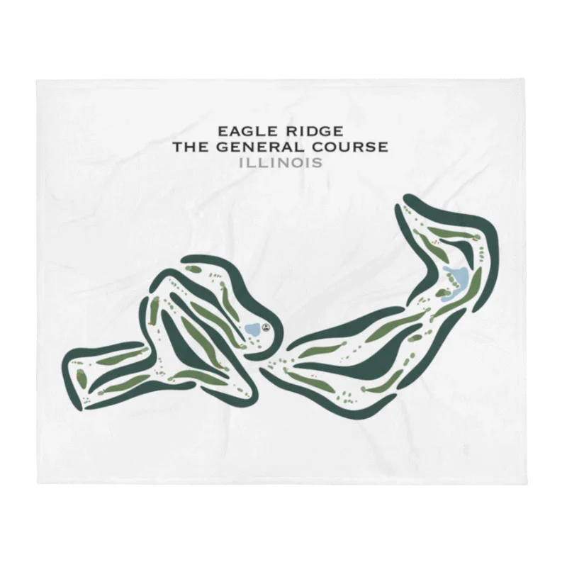 Eagle Ridge The General Golf Course, Illinois - Printed Golf Courses