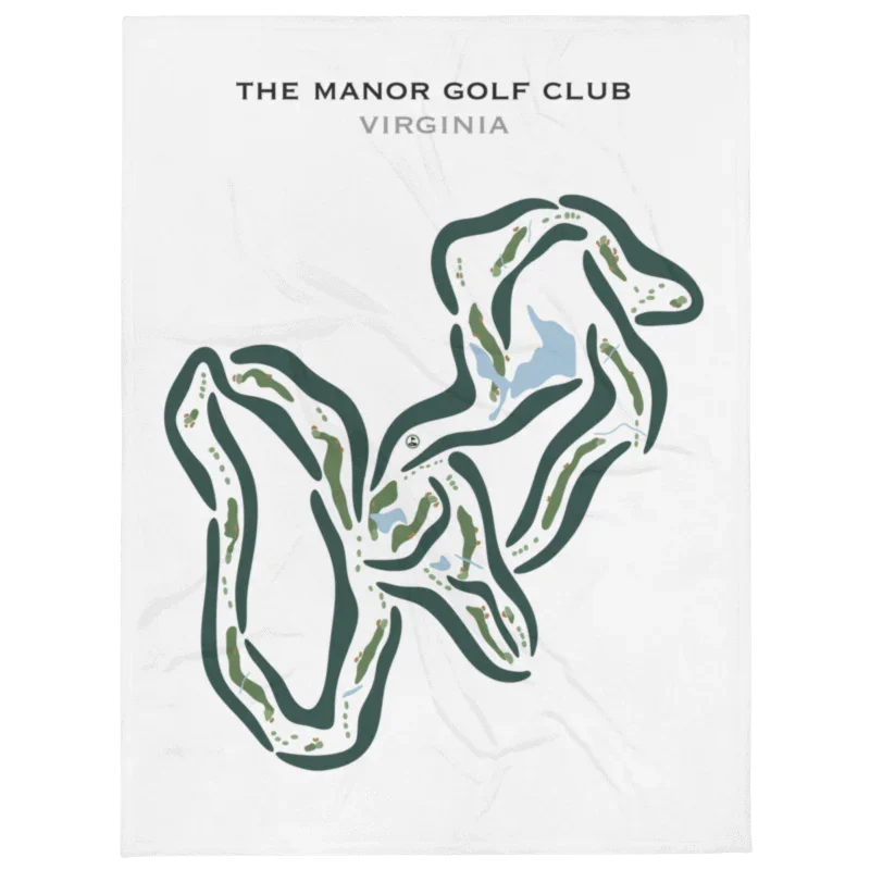 The Manor Golf Club, Virginia - Printed Golf Courses