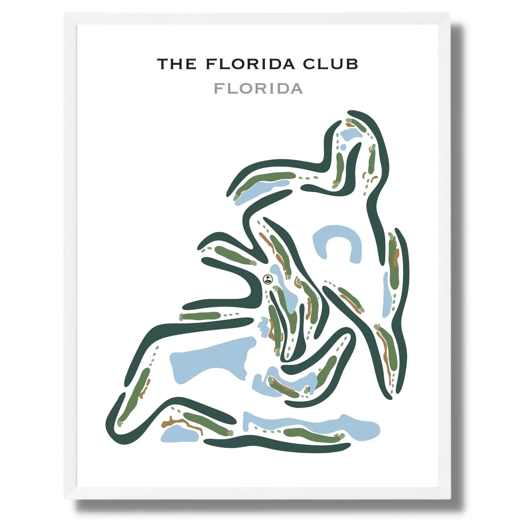 The Florida Club, Florida - Printed Golf Courses