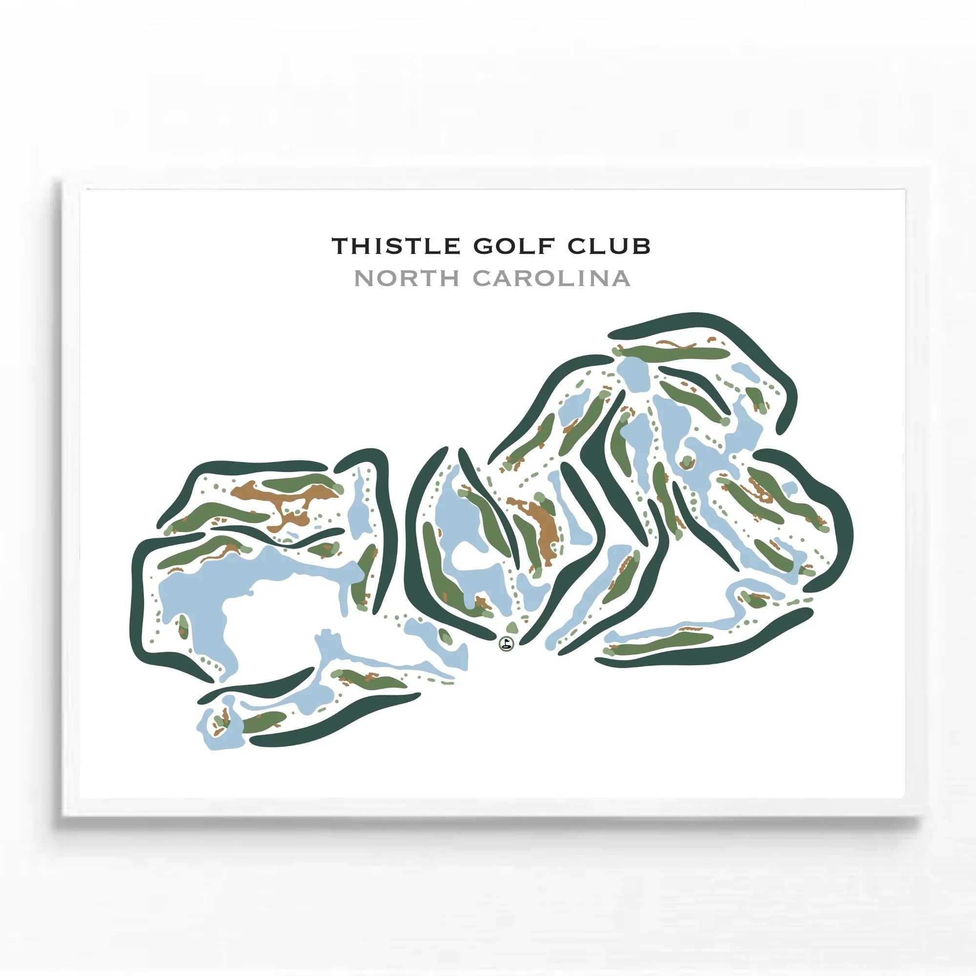 Thistle Golf Club, North Carolina - Printed Golf Courses