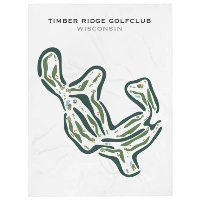 Timber Ridge Golf Club, Wisconsin - Printed Golf Courses