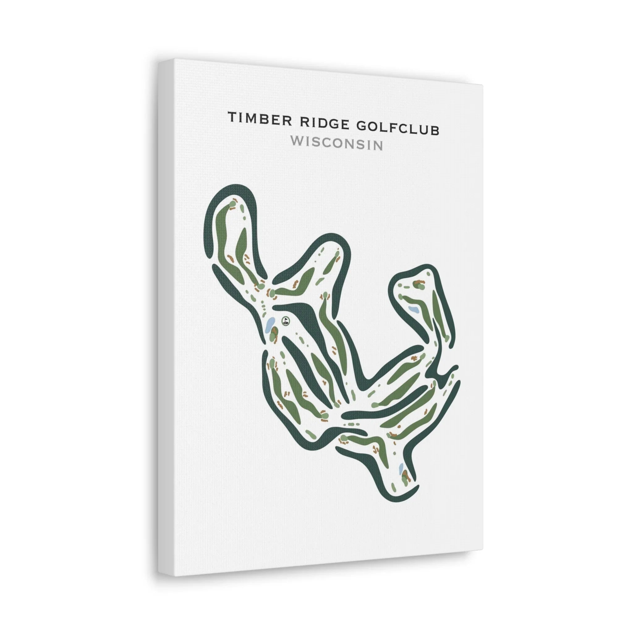 Timber Ridge Golf Club, Wisconsin - Printed Golf Courses
