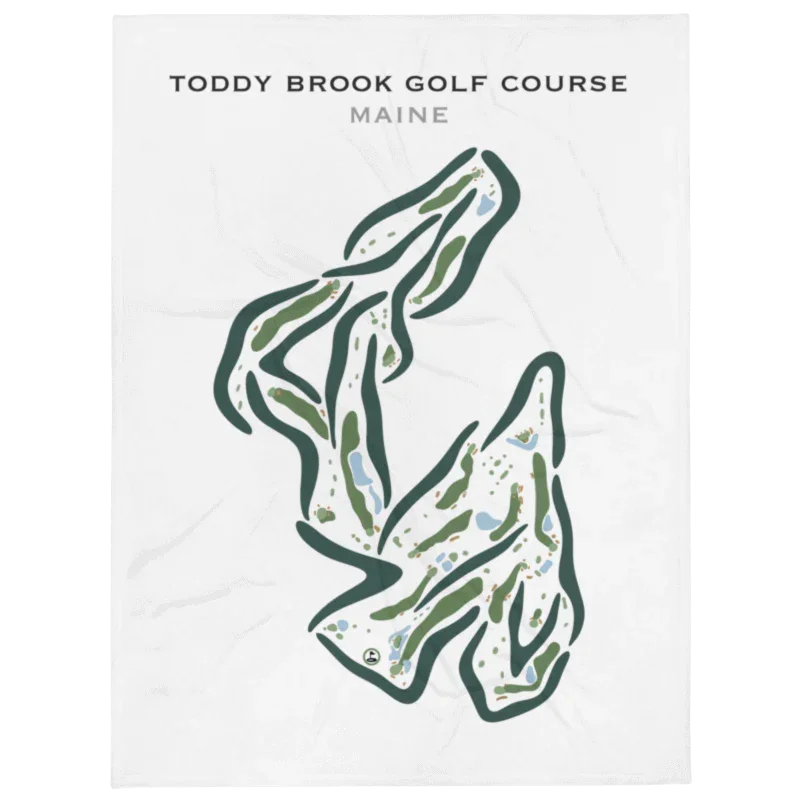 Toddy Brook Golf Course, Maine - Printed Golf Courses