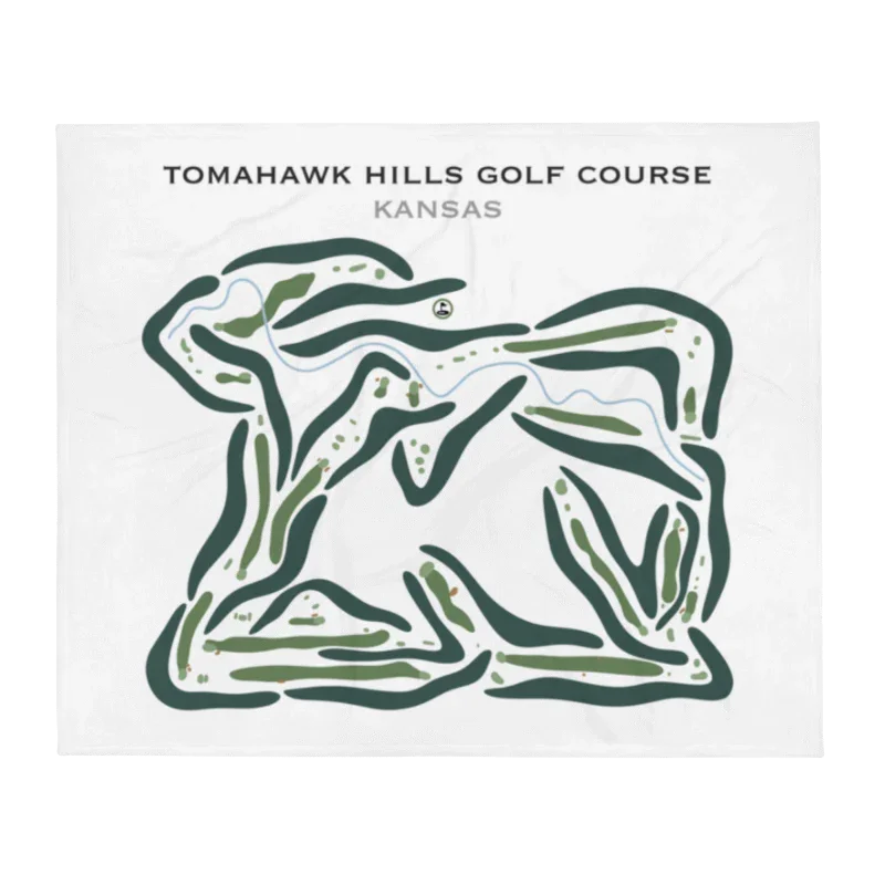 Tomahawk Hills Golf Course, Kansas - Printed Golf Courses