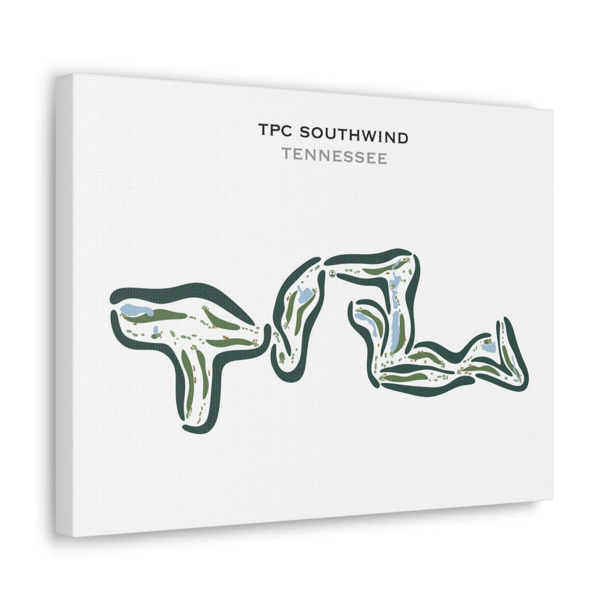 TPC Southwind, Tennessee - Printed Golf Courses