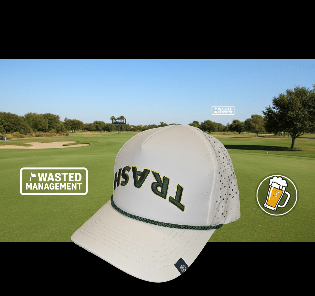 TRASH (Upside Down) Rope Snapback – Waste Management Edition