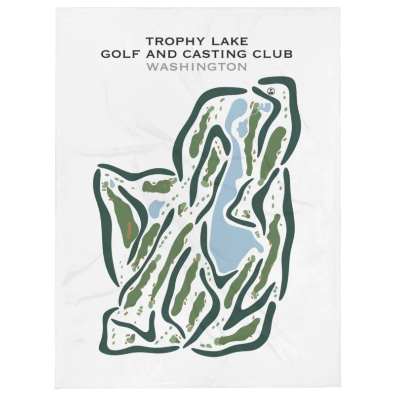 Trophy Lake Golf & Casting Club, Washington - Printed Golf Courses