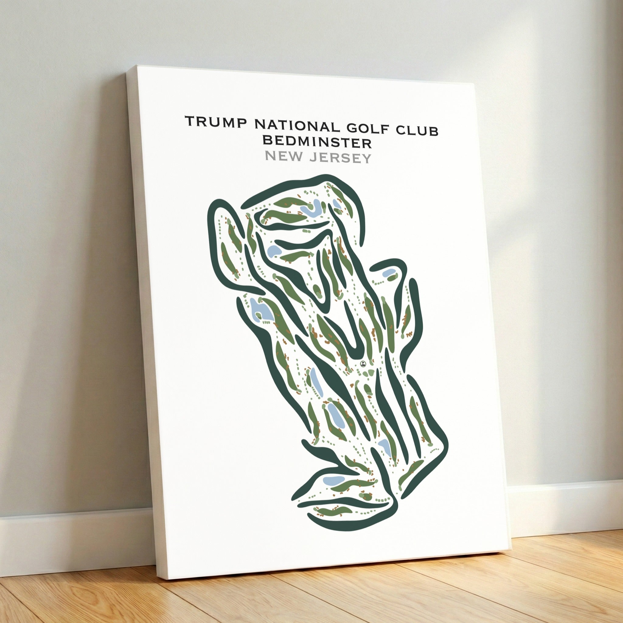 Trump National Golf Club Bedminster, New Jersey - Printed Golf Courses