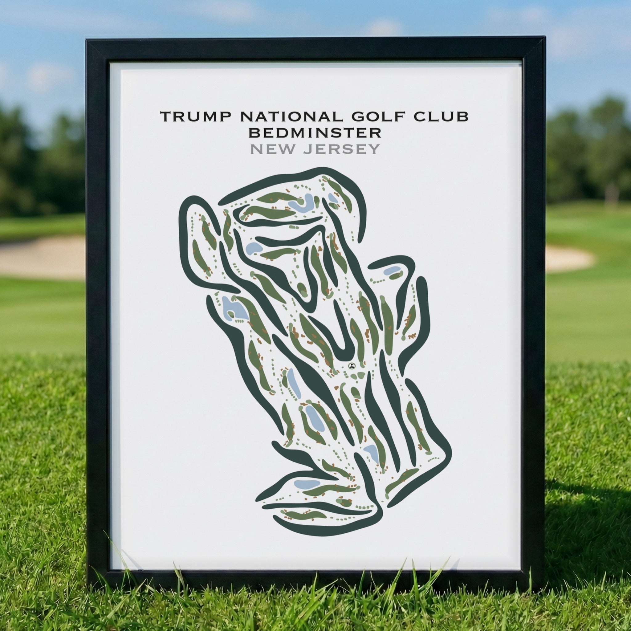 Trump National Golf Club Bedminster, New Jersey - Printed Golf Courses