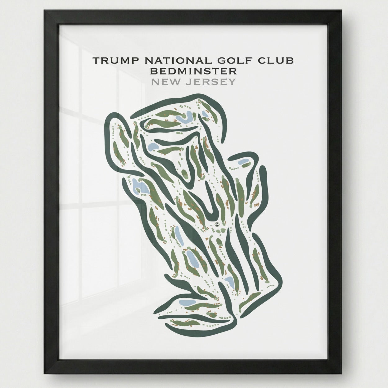 Trump National Golf Club Bedminster, New Jersey - Printed Golf Courses