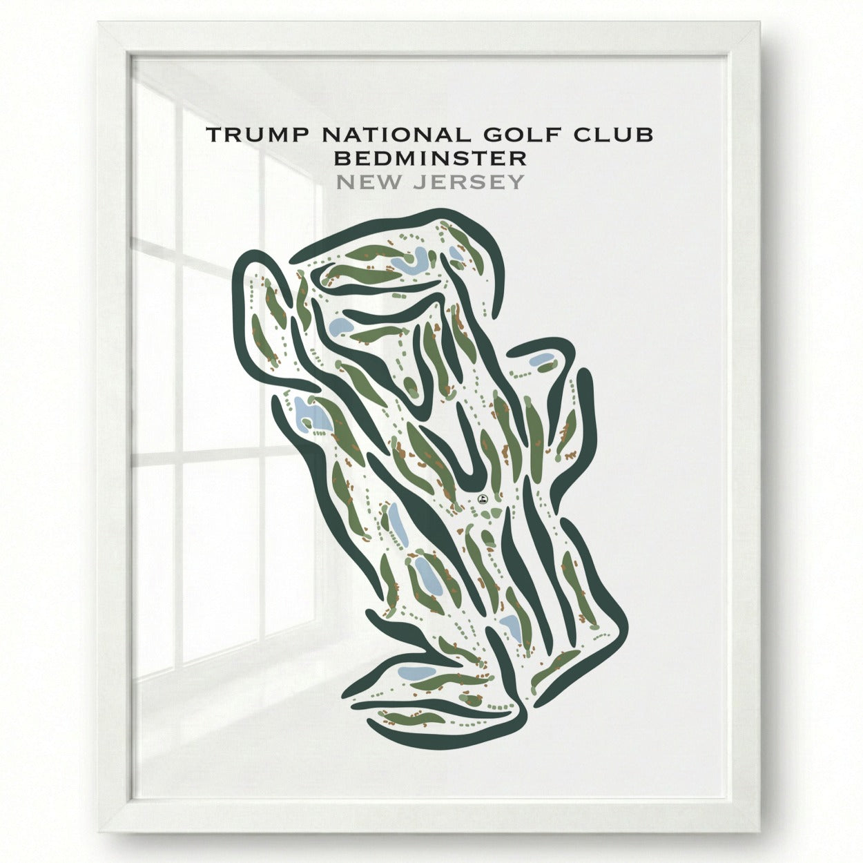 Trump National Golf Club Bedminster, New Jersey - Printed Golf Courses