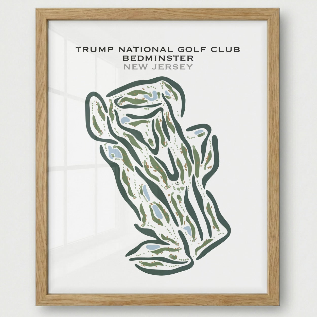Trump National Golf Club Bedminster, New Jersey - Printed Golf Courses