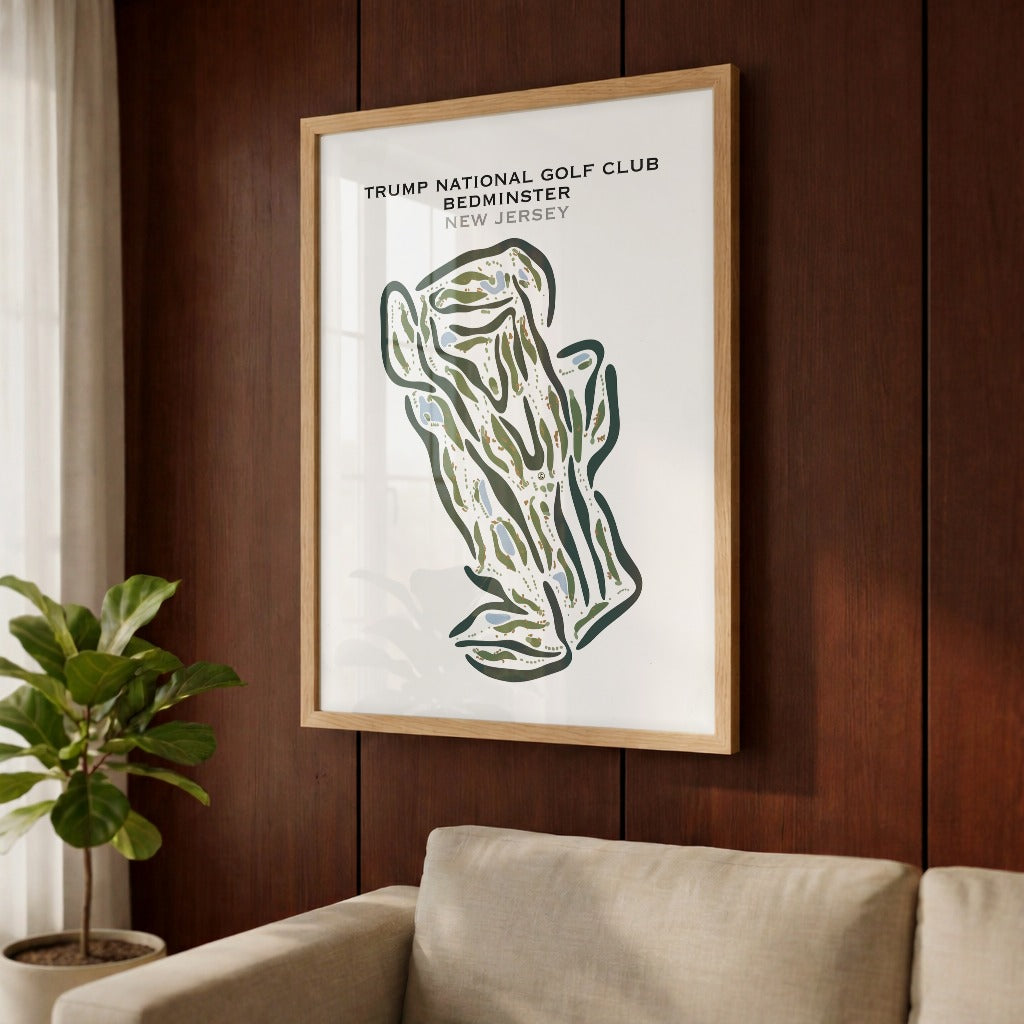 Trump National Golf Club Bedminster, New Jersey - Printed Golf Courses