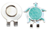 "Turtley Accurate" Magnetic Golf Ball Marker & Hat Clip