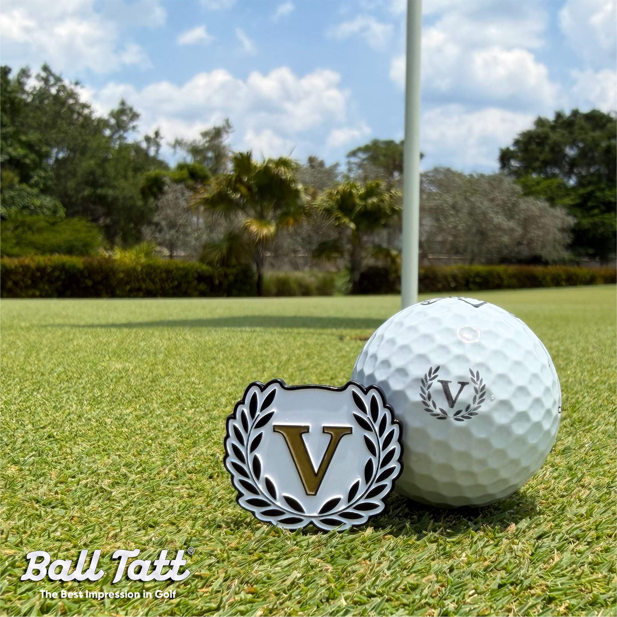 V Monogram & Ball Marker