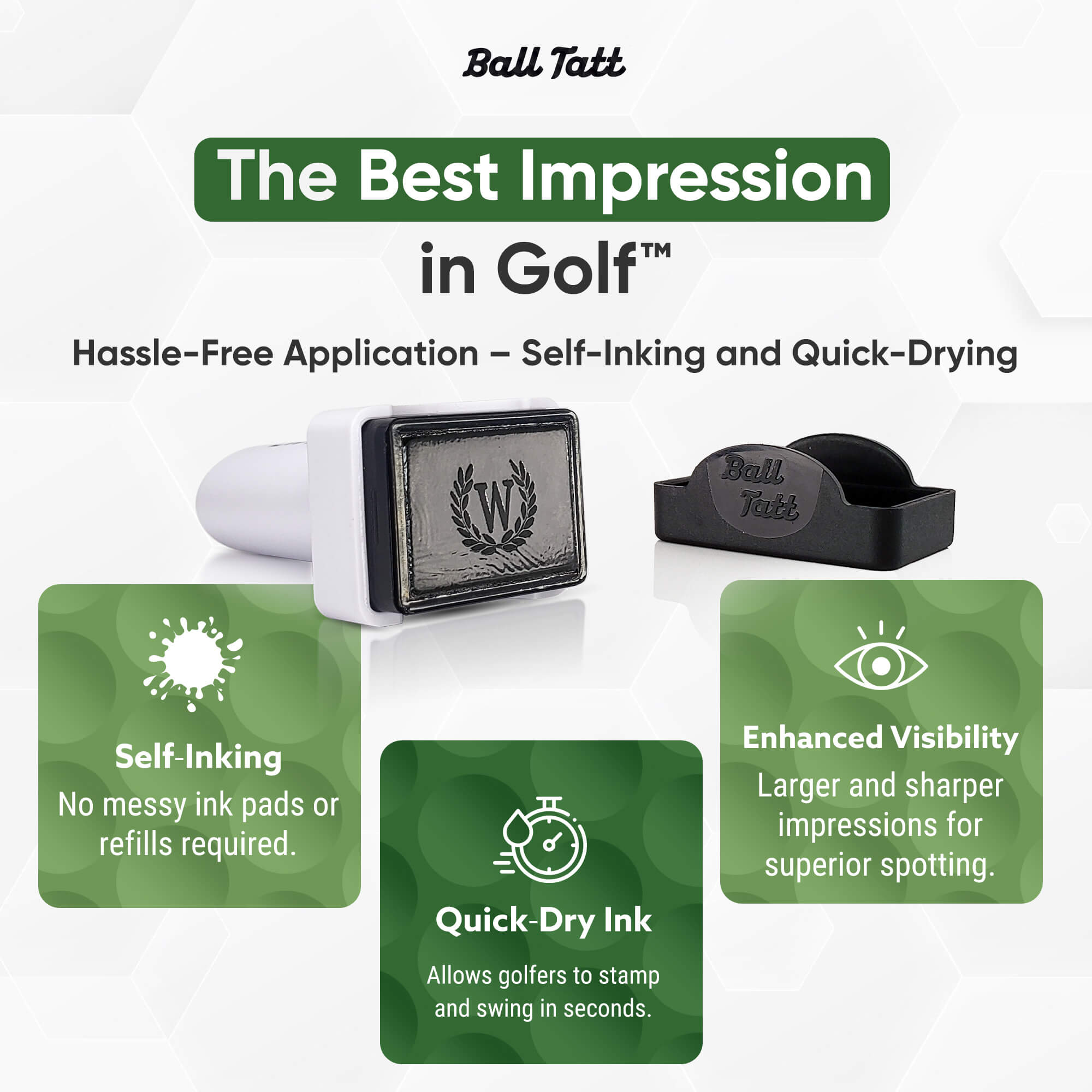 W Monogram & Ball Marker