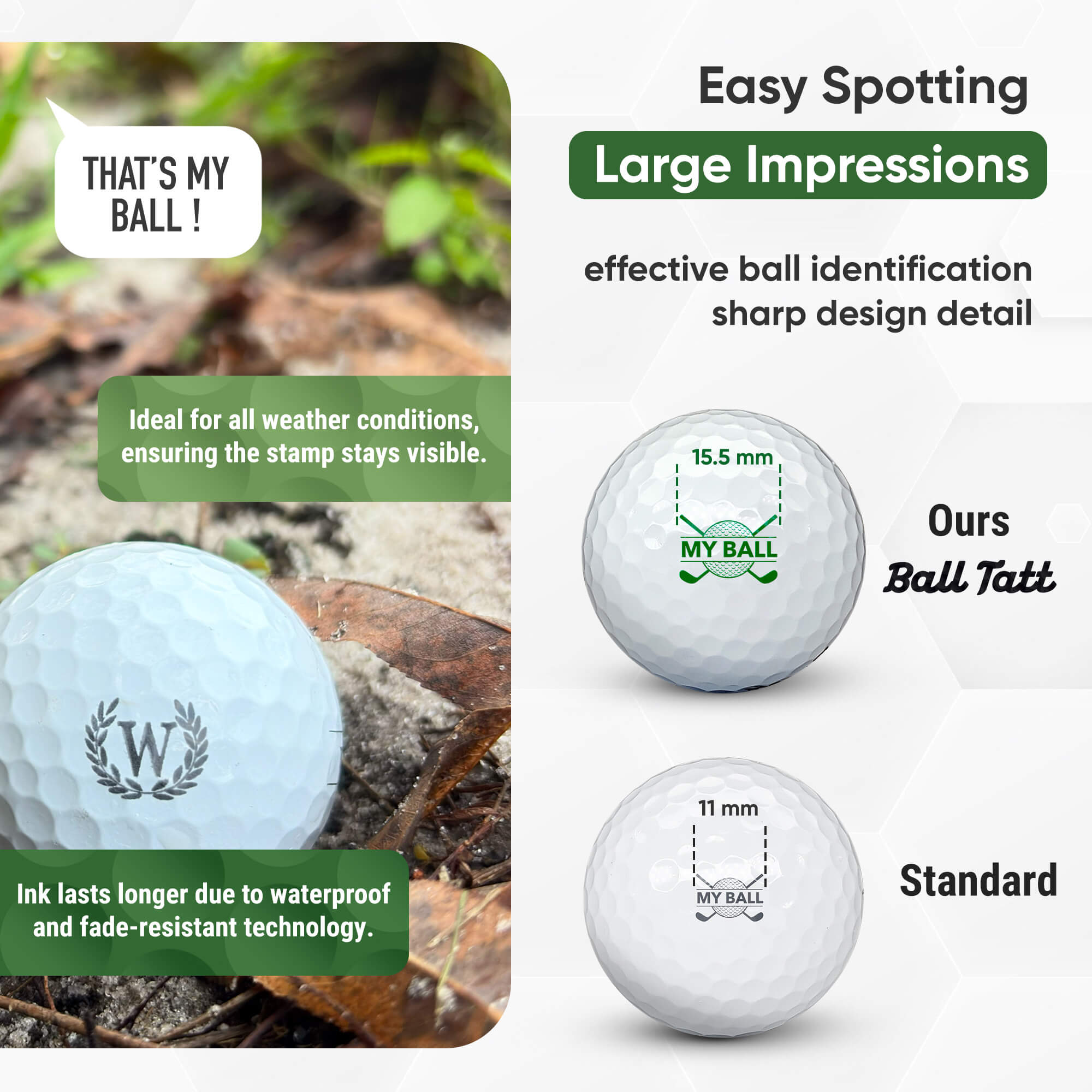 W Monogram & Ball Marker