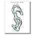 Wailea Blue Golf Course, Hawaii - Printed Golf Courses