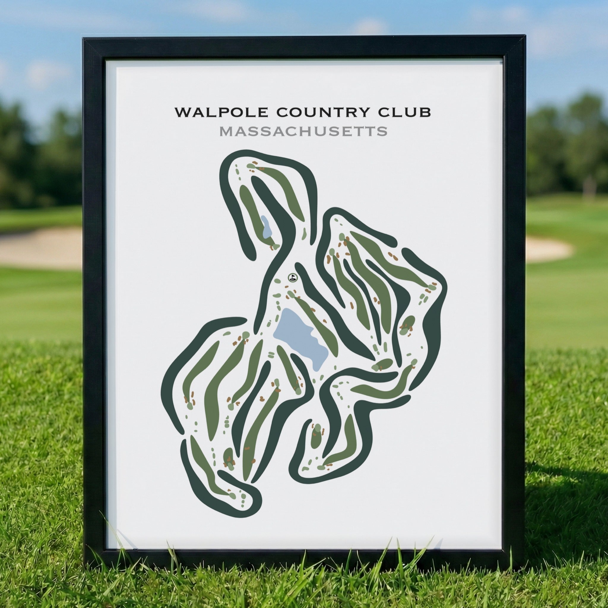 Walpole Country Club, Massachusetts - Printed Golf Courses