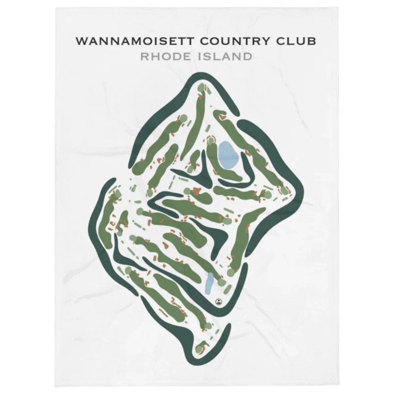Wannamoisett Country Club, Rhode Island - Printed Golf Courses