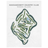 Wannamoisett Country Club, Rhode Island - Printed Golf Courses