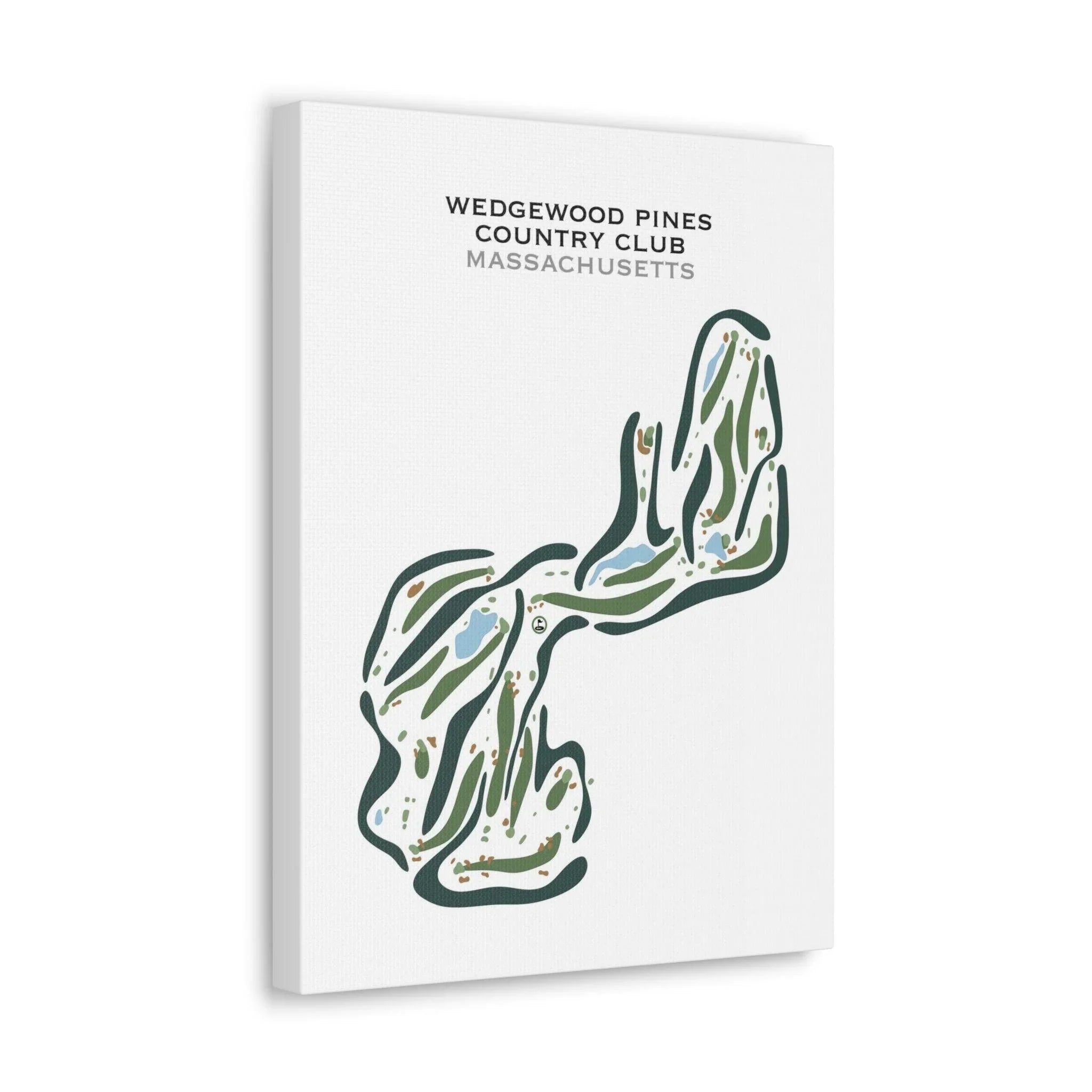 Wedgewood Pines Country Club, Massachusetts - Printed Golf Courses