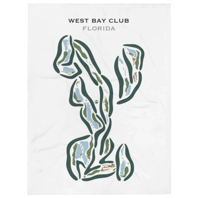 West Bay Club, Florida - Printed Golf Courses