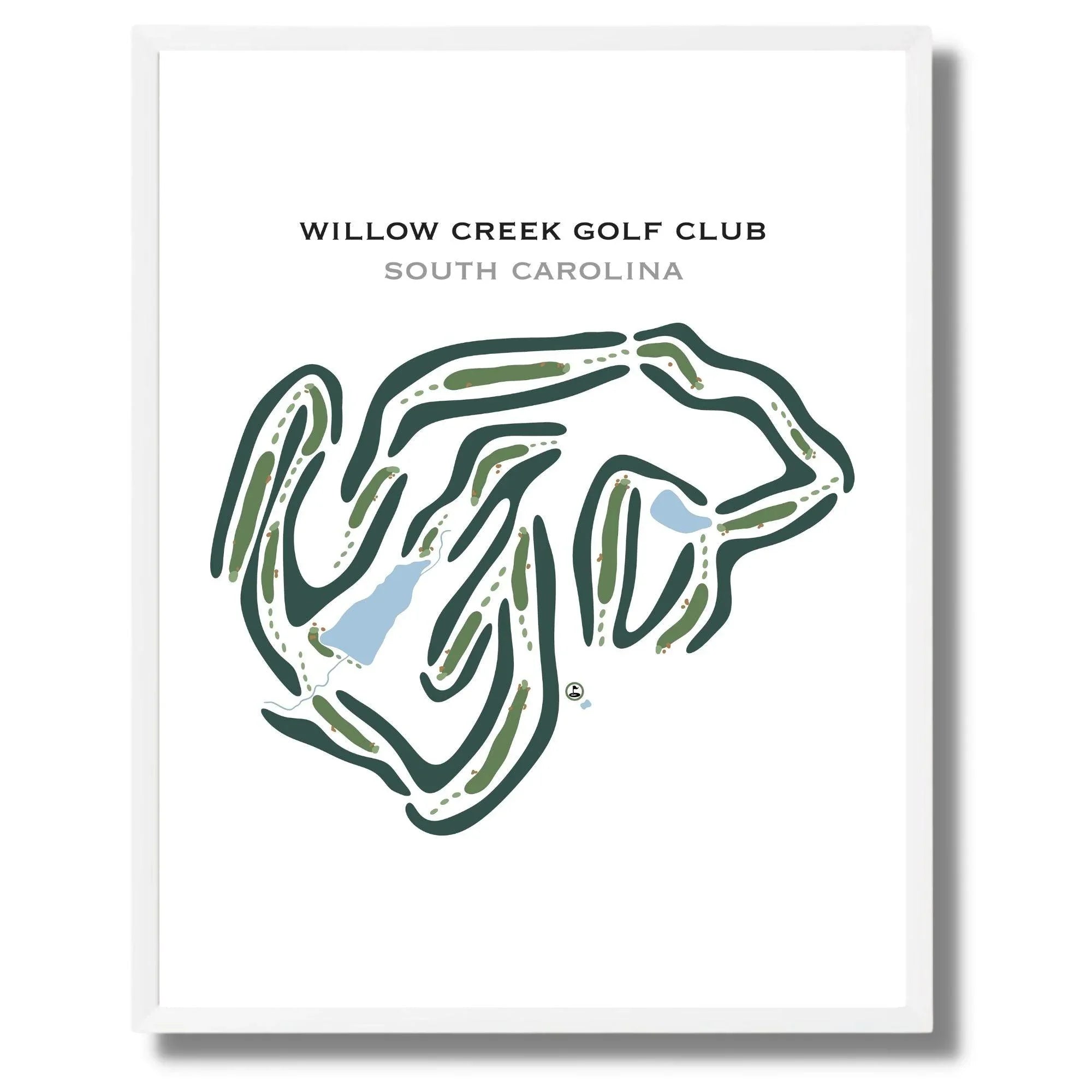 Willow Creek Golf Club, South Carolina - Printed Golf Courses