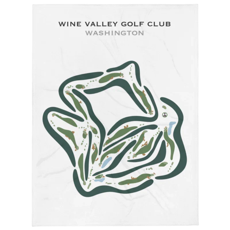 Wine Valley Golf Club, Washington - Printed Golf Courses
