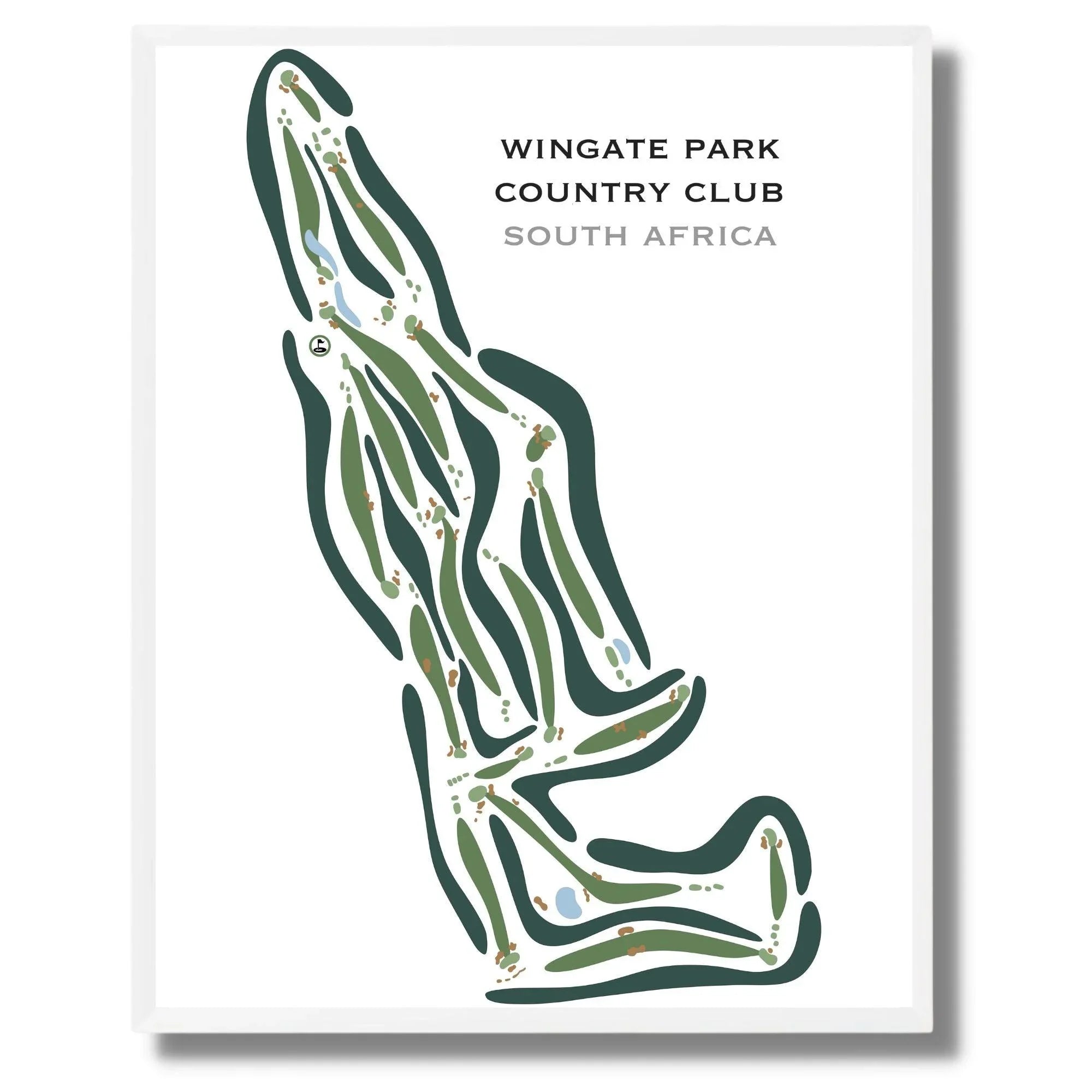 Wingate Park Country Club, South Africa - Printed Golf Courses