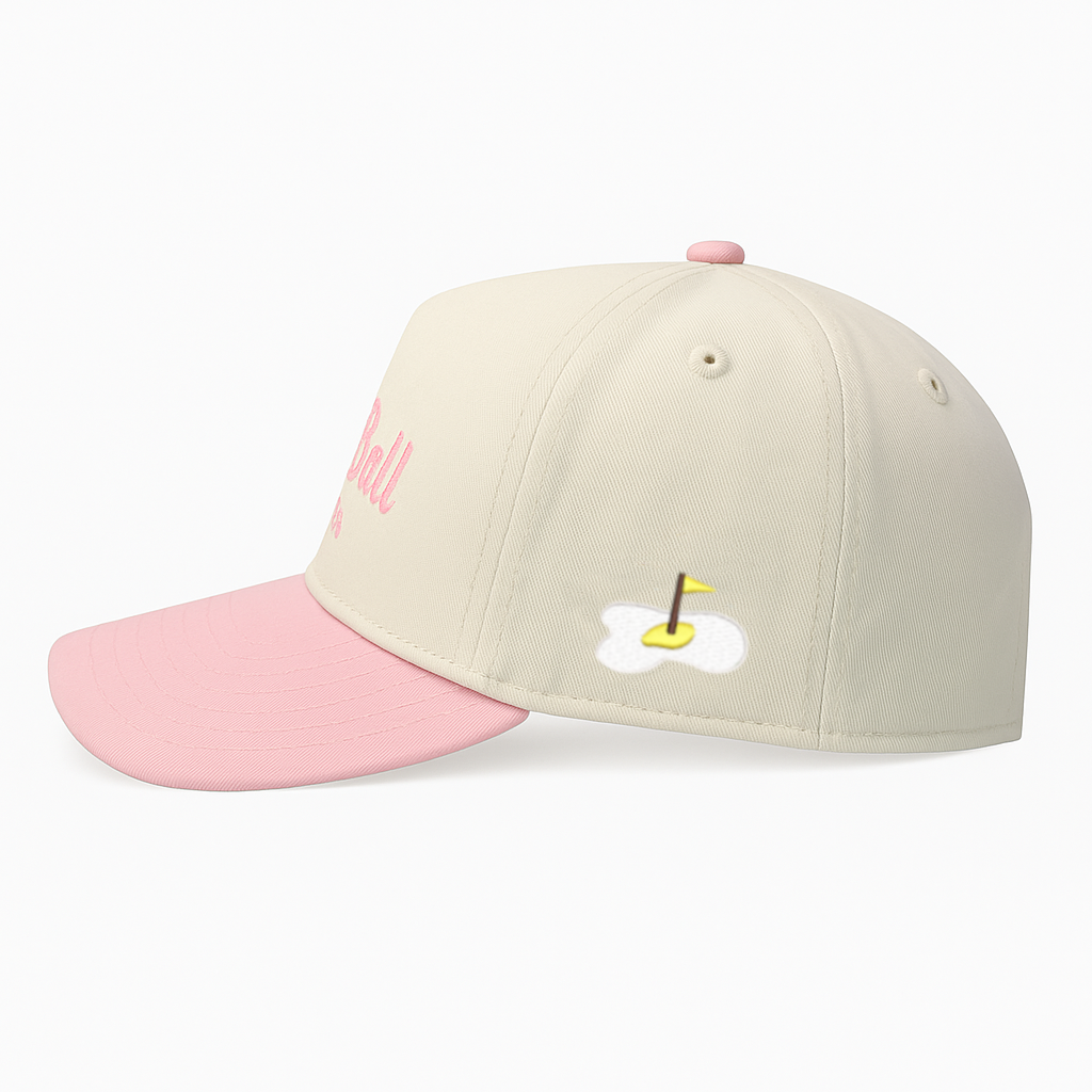 Breakfast Ball – Pink Two Tone Snapback