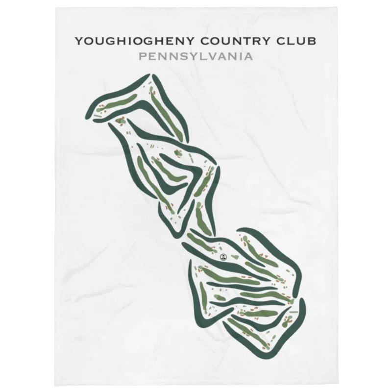 Youghiogheny Country Club, Pennsylvania - Printed Golf Courses