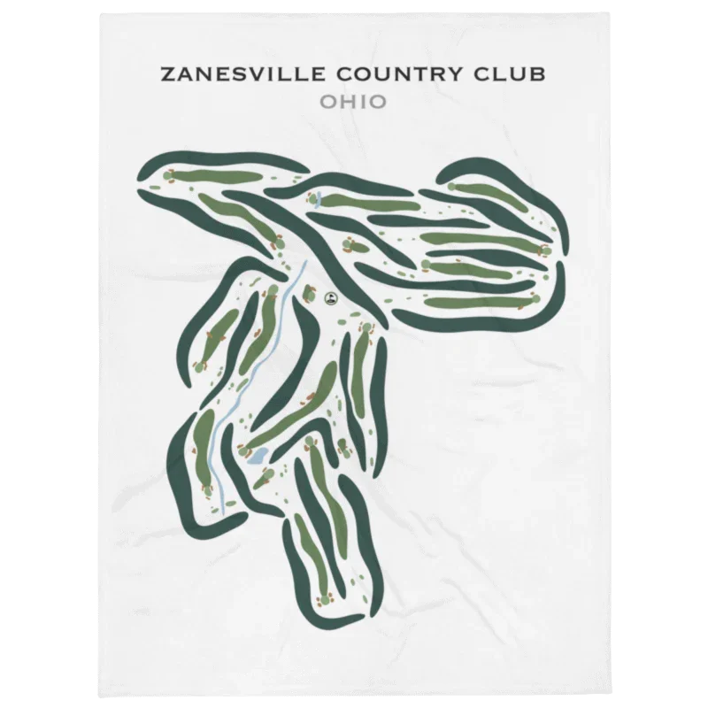 Zanesville Country Club, Ohio - Printed Golf Courses