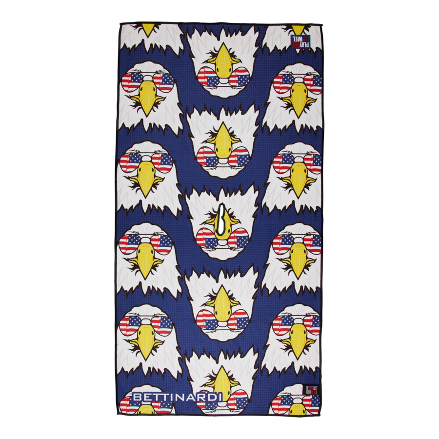 Bettinardi - 2021 USA Rock-N-Roll Eagle Players Towel Red-White-Blue